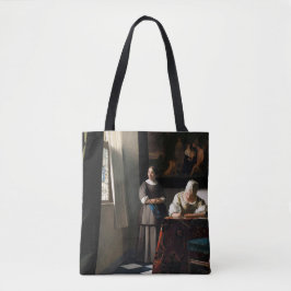 Vermeer - Lady schreibt einen Brief mit ihrer Freu Tasche