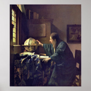 Vermeer - The Astronomer 1668 (READ BESCHREIBUNG!) Poster