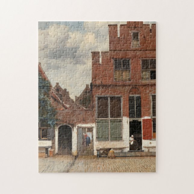Vermeer, The Little Street - Fine Art (Vertikal)
