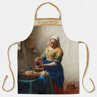 Vermeer The Milkmaid Personalize Schürze