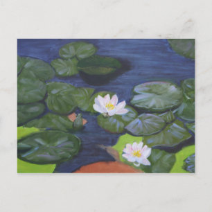 Vermeer-Wasserlilien Postkarte