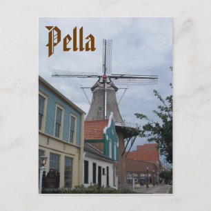 Vermeer Windmill, Historisches Dorf, Pella, Iowa Postkarte