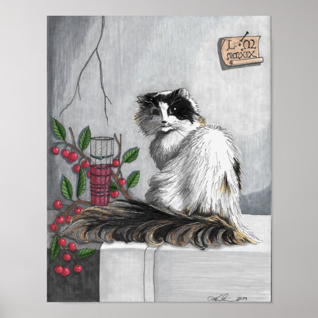 Vermeer's Cat (Kaylee) Poster (Vorne)