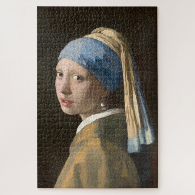 Vermeer's Icon: Mädchen mit Perlenohrring (Vertikal)