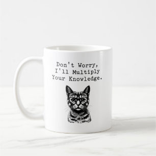 Vermehr Dein Wissen Mathelehrer Spruch Kaffeetasse