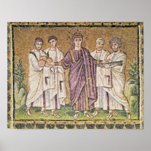 Vermehrung des Brotes und der Fische Poster