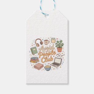 Vermeide Menschen Club Cozy Introvert Vibes Geschenkanhänger