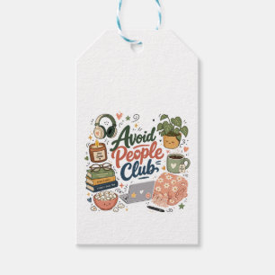 Vermeide Menschen Club Cozy Introvert Vibes Geschenkanhänger