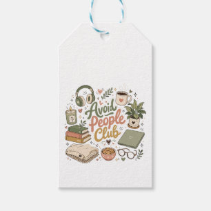 Vermeide Menschen Club Cozy Introvert Vibes Geschenkanhänger