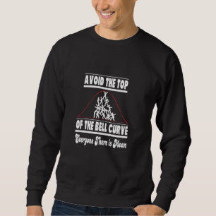 Vermeiden Sie die Spitze der Gar der Glocke-Kurve Sweatshirt