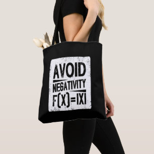 Vermeiden Sie Negativität Absolutwert-Gleichung-Wi Tasche