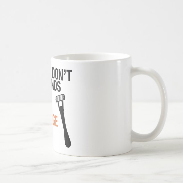 Vermeiden Sie Patronen-Rasiermesser-Tasse Kaffeetasse (Rechts)