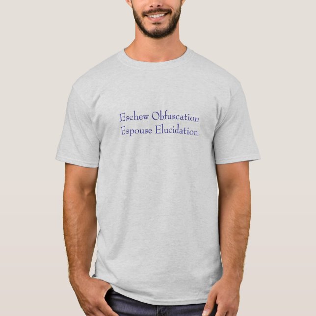 Vermeiden Sie Verwirrung T-Shirt (Vorderseite)