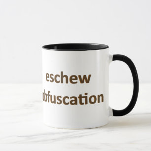 vermeiden Sie Verwirrung Tasse