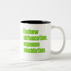 Vermeiden Sie Verwirrungs-Kaffee-Tassen Zweifarbige Tasse