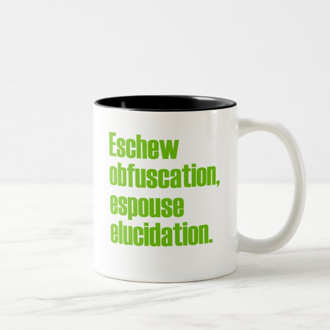 Vermeiden Sie Verwirrungs-Kaffee-Tassen Zweifarbige Tasse (Rechts)
