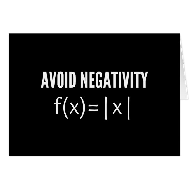 Vermeidung der Gleichung der Negativitätsmathemati (Vorderseite (Horizontal))