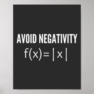 Vermeidung der Gleichung der Negativitätsmathemati Poster