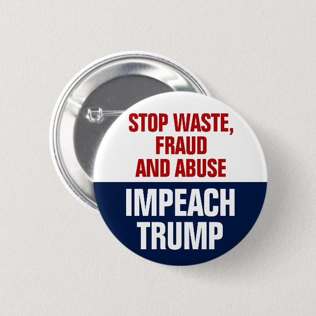 Vermeidung von Betrug und Missbrauch durch Trump Button (Vorne & Hinten)