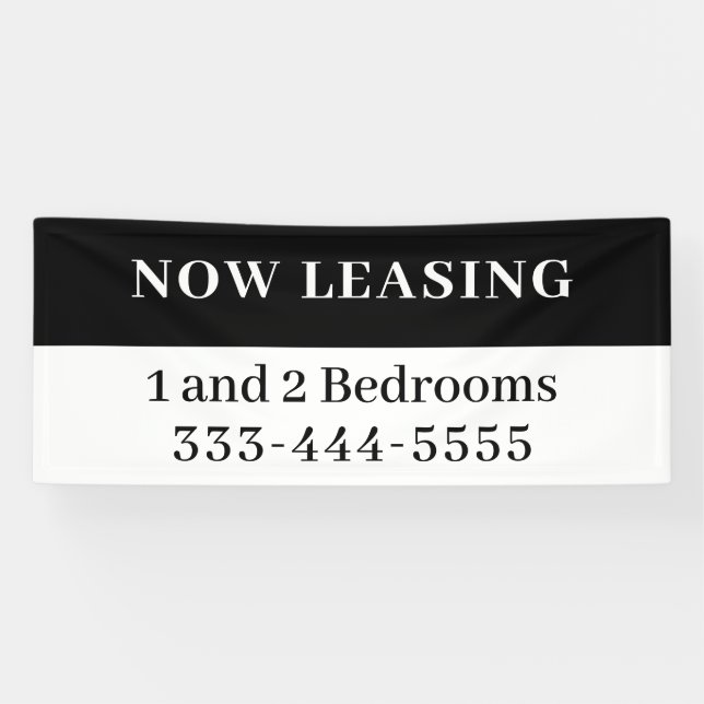 Vermietung von Black & White Apartments für Miete  Banner (Horizontal)