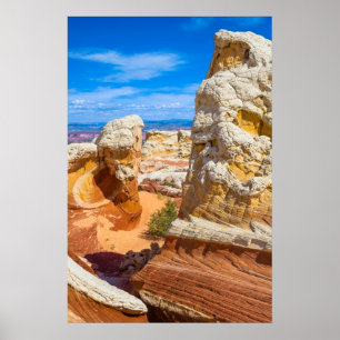 Vermilion Cliff Rock Formationen Poster