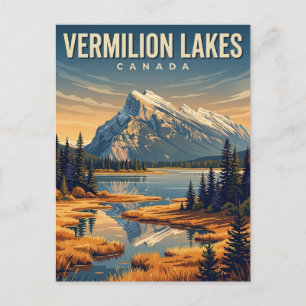 Vermilion Lakes Kanada Postkarte