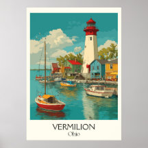 Vermilion Ohio Harbour Town Lake Erie Lighthouse