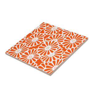 Vermillion Asian Moods Floral Fliese