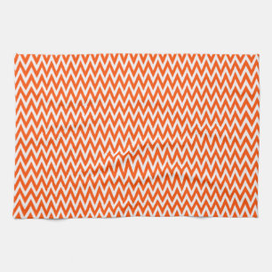 Vermillion Elegantes Zickzack Design Handtuch