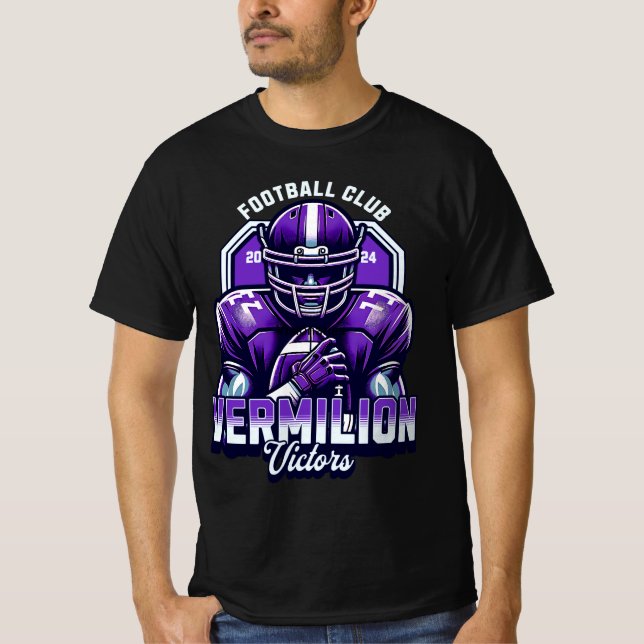 Vermillion Football Club Graphic T - Shirt (Vorderseite)