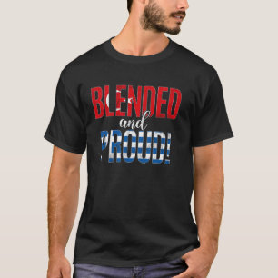 Vermischte und stolze Staatsangehörigkeit halb tür T-Shirt