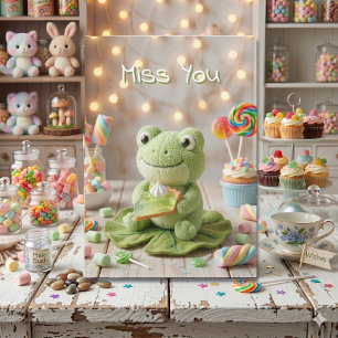Vermisse dich, denke an unsere Freundschaft Karte