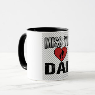 Vermisse dich Papa Erinnerungsbecher Emotionaler Tasse