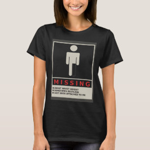 Vermisst Amputierte Poster Leg Amputation T-Shirt