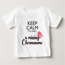 Vermisst-Chromosom-Turner-Syndrom Baby T-shirt
