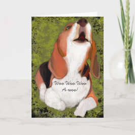 Vermisst! Der Howl des niedlichen Beagle geklappt Karte
