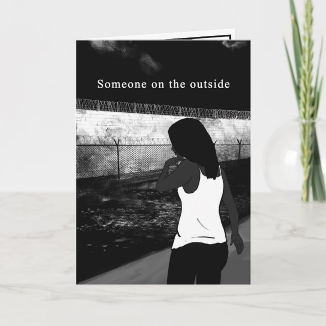 Vermisst, Gefängnisgrußkarte. Karte (Vorderseite)