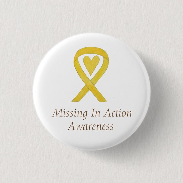 Vermisst in Aktion (MIA) Button zur Sensibilisieru (Vorderseite)