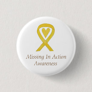 Vermisst in Aktion (MIA) Button zur Sensibilisieru
