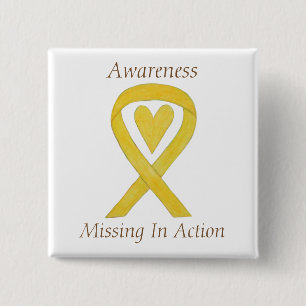 Vermisst in Aktion (MIA) Button zur Sensibilisieru