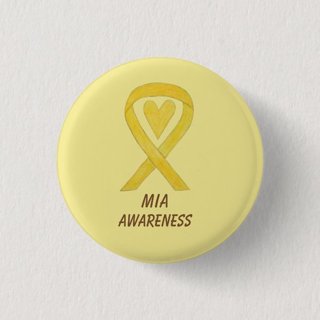 Vermisst in Aktion (MIA) Button zur Sensibilisieru (Vorderseite)