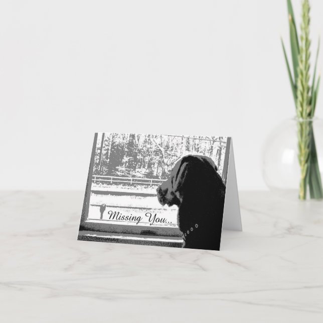 Vermisst Karte (Vorderseite)