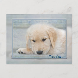 Vermisst Postkarte