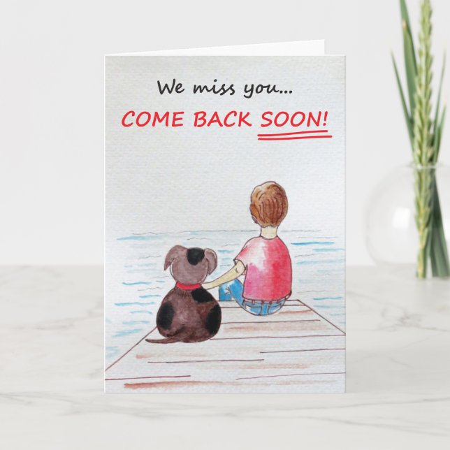 Vermisst Sie Karte (Vorderseite)