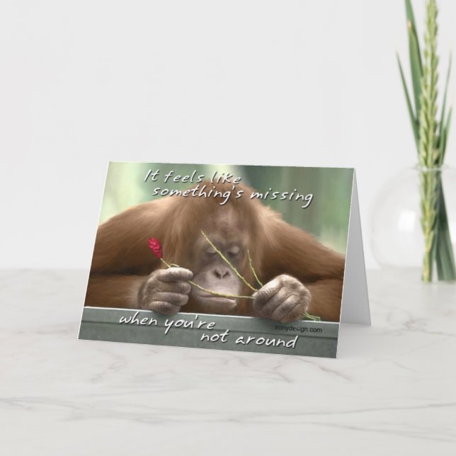 Vermisst Sie Karte (Vorderseite)