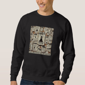 Vermisst und gefunden für das absurde Sinn Sweatshirt