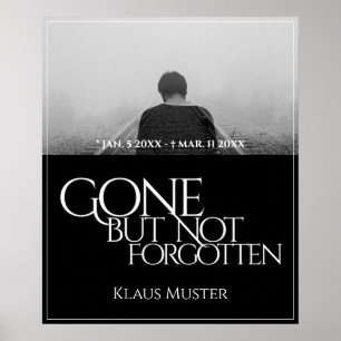 Vermisst und unvergessen - Dunkel Poster