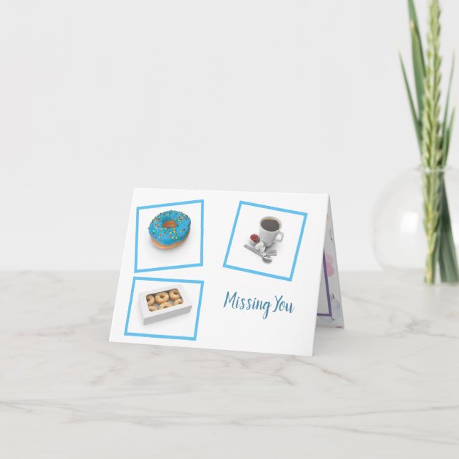 Vermisste Sie Ihre individuelle Miss Dankeskarte (Vorderseite)