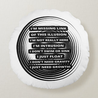 Vermisster Link Rundes Kissen