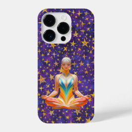 Vermittlung von weiblichen und unregelmäßigen Ster iPhone 14 Pro Hülle